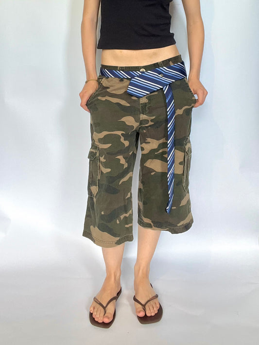 31 inch tie belt: blue stripe