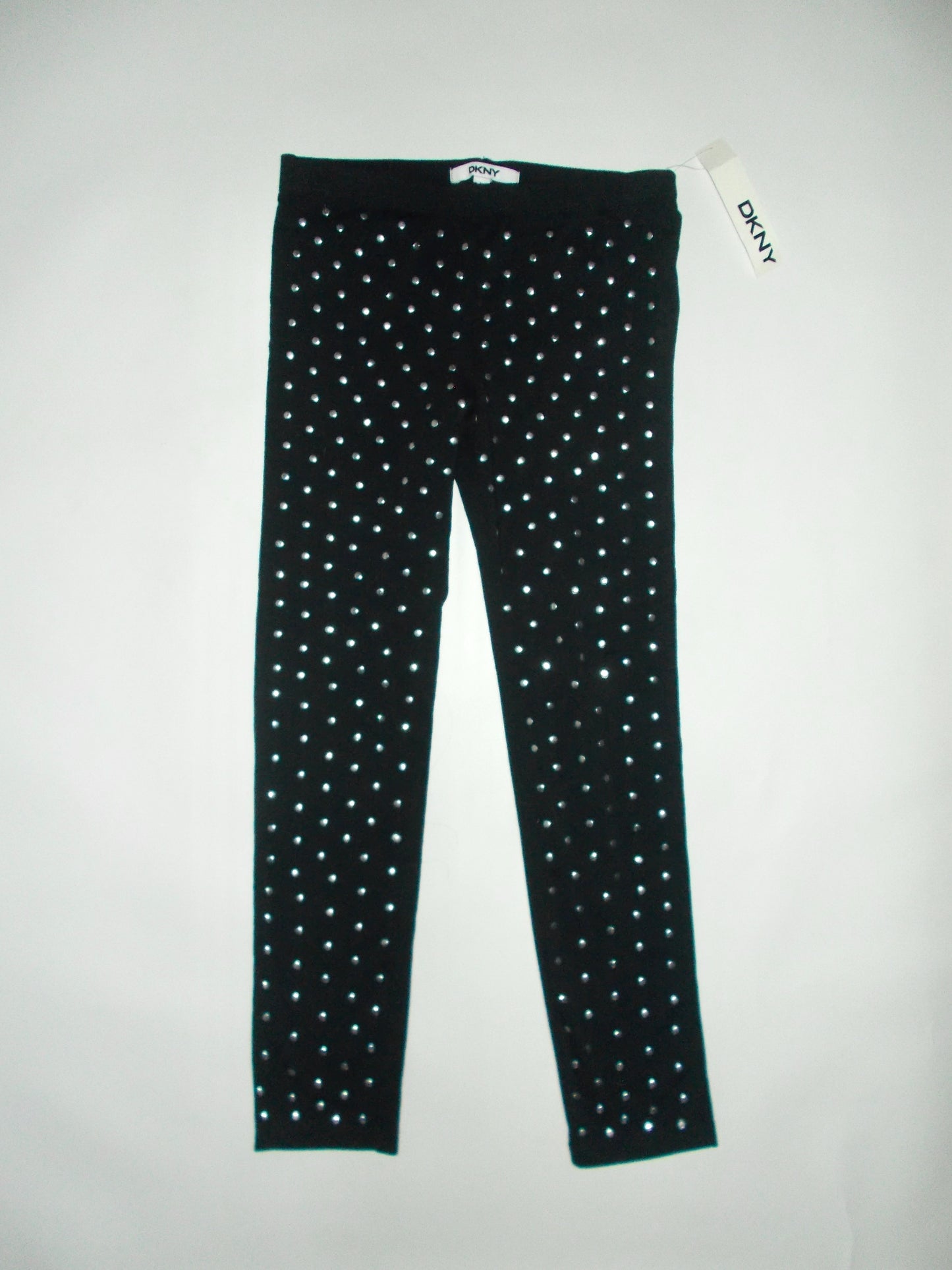 DKNY studded black leggings